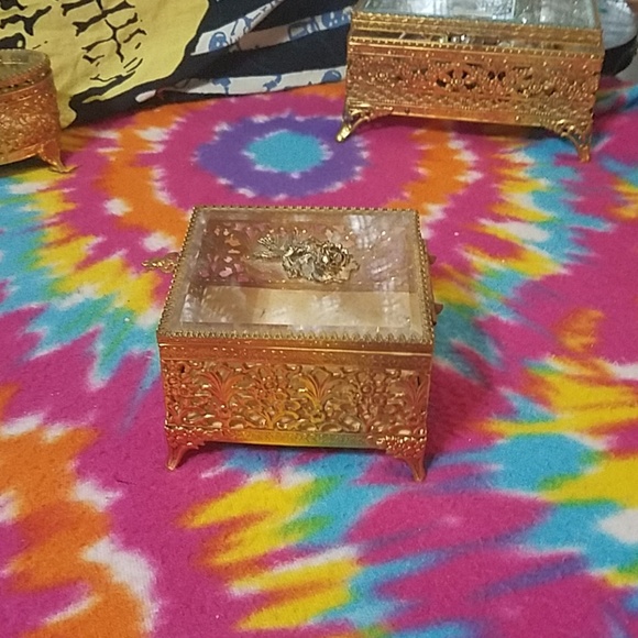 24 karat gold jewelry box - Picture 7 of 8